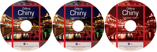 KOMPLET PŁYT CD Odkryj Chiny - Podręcznik + ćwiczenia - Część 1